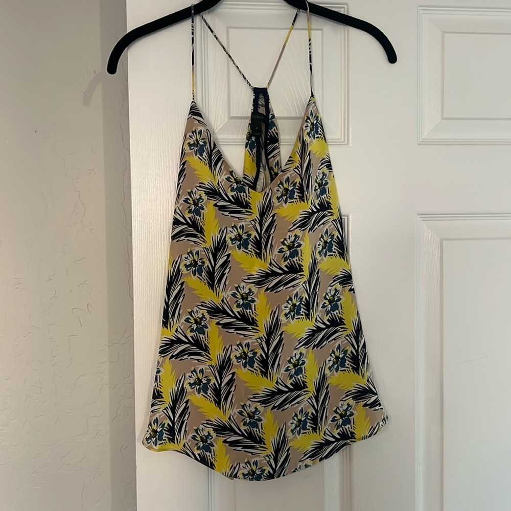 J. Crew Carrie 100% Silk Tank